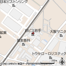 株式会社日ピス岩手　野木分工場周辺の地図