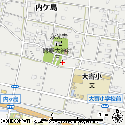 埼玉県深谷市内ケ島712周辺の地図