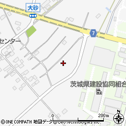 茨城県石岡市大砂10277周辺の地図