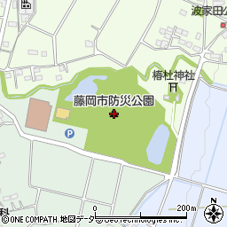 藤岡市防災公園周辺の地図