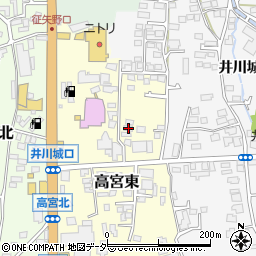 長野県松本市高宮東2-20周辺の地図