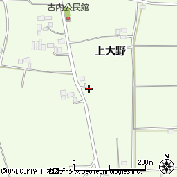 茨城県古河市上大野1709-3周辺の地図