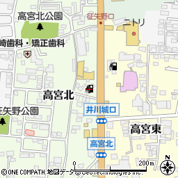 カーコンビニ倶楽部ＥＮＥＯＳウイング　セルフ高宮ＳＳ周辺の地図