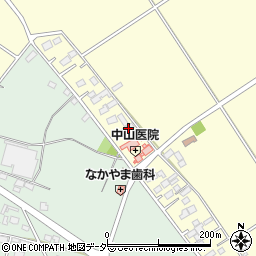 茨城県下妻市中郷184周辺の地図