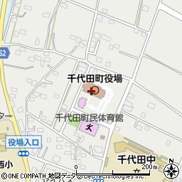 千代田町役場　環境下水道課・環境・下水道周辺の地図