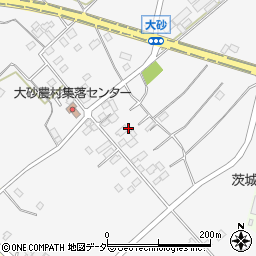 茨城県石岡市大砂10338周辺の地図