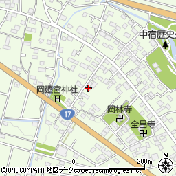 埼玉県深谷市岡3263周辺の地図