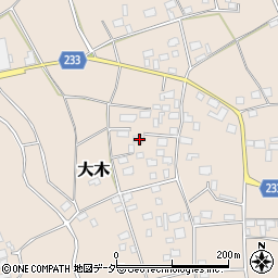 茨城県下妻市大木1780周辺の地図