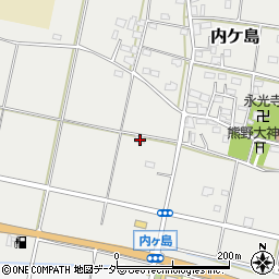 埼玉県深谷市内ケ島158周辺の地図