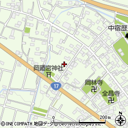 埼玉県深谷市岡3230周辺の地図