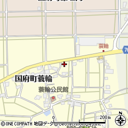 岐阜県高山市国府町蓑輪174周辺の地図