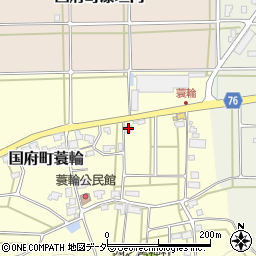 岐阜県高山市国府町蓑輪170周辺の地図