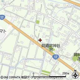 埼玉県深谷市岡3093周辺の地図