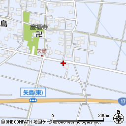 埼玉県深谷市矢島256周辺の地図
