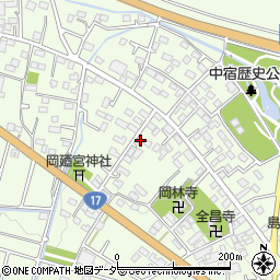 埼玉県深谷市岡3261周辺の地図