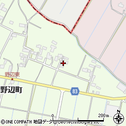 群馬県館林市野辺町693-甲周辺の地図