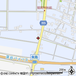 埼玉県深谷市矢島410周辺の地図