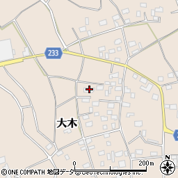 茨城県下妻市大木1784周辺の地図