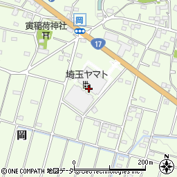 埼玉県深谷市岡1900周辺の地図