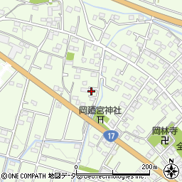 埼玉県深谷市岡3097周辺の地図