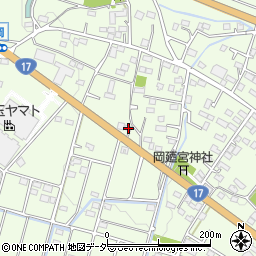 埼玉県深谷市岡3117周辺の地図