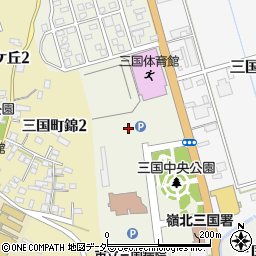 福井県坂井市三国町中央周辺の地図