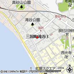 福井県坂井市三国町滝谷3丁目周辺の地図
