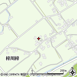 長野県松本市梓川梓2013周辺の地図