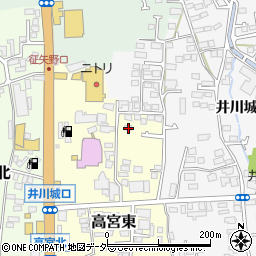 長野県松本市高宮東2-25周辺の地図