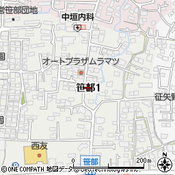 レンタルボックス松本周辺の地図