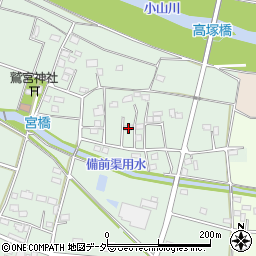 埼玉県深谷市高畑119-2周辺の地図