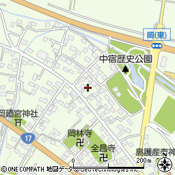 埼玉県深谷市岡3255周辺の地図