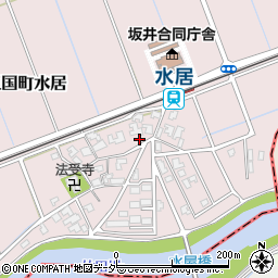 福井県坂井市三国町水居周辺の地図