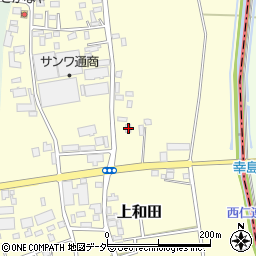 茨城県古河市上和田1004-1周辺の地図