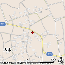 茨城県下妻市大木1791周辺の地図