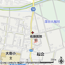 埼玉県深谷市内ケ島787周辺の地図