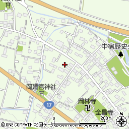 埼玉県深谷市岡3233周辺の地図
