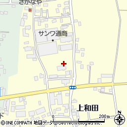 茨城県古河市上和田1-4周辺の地図