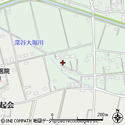 埼玉県深谷市高畑695-2周辺の地図