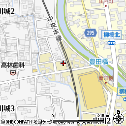 ダスキン南松本支店周辺の地図