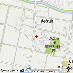 埼玉県深谷市内ケ島599周辺の地図