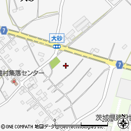 茨城県石岡市大砂10349周辺の地図