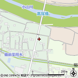 埼玉県深谷市高畑79周辺の地図
