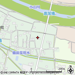 埼玉県深谷市高畑106周辺の地図