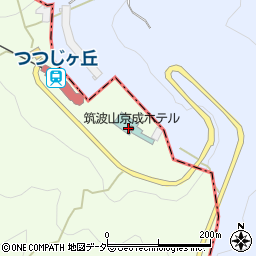 筑波山京成ホテル周辺の地図