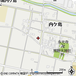 埼玉県深谷市内ケ島271周辺の地図