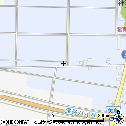 埼玉県深谷市矢島439周辺の地図