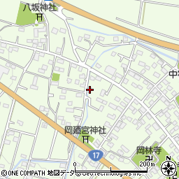 埼玉県深谷市岡3219周辺の地図