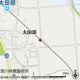 長野県佐久市太田部周辺の地図