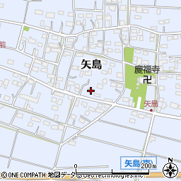 埼玉県深谷市矢島673周辺の地図